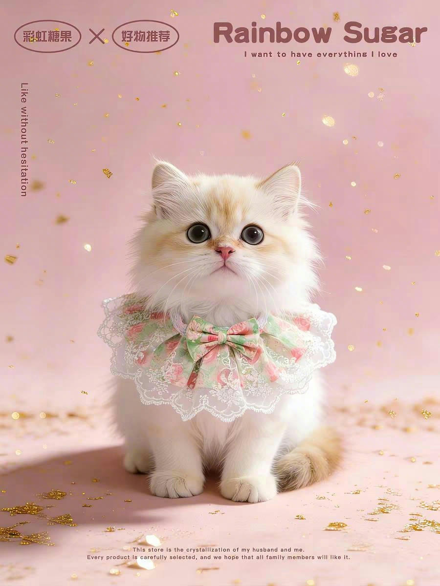 Original pet bib, suitable for cats and dogs